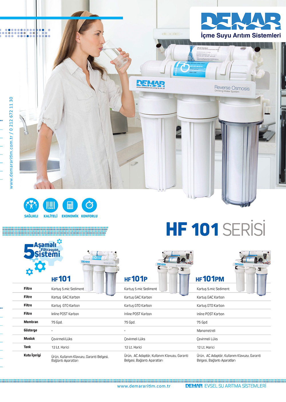 HF-101 5 Aşamalı Filtrasyon Sistemi